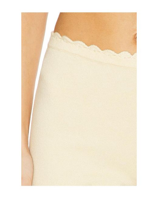 GUIZIO White Scallop Short