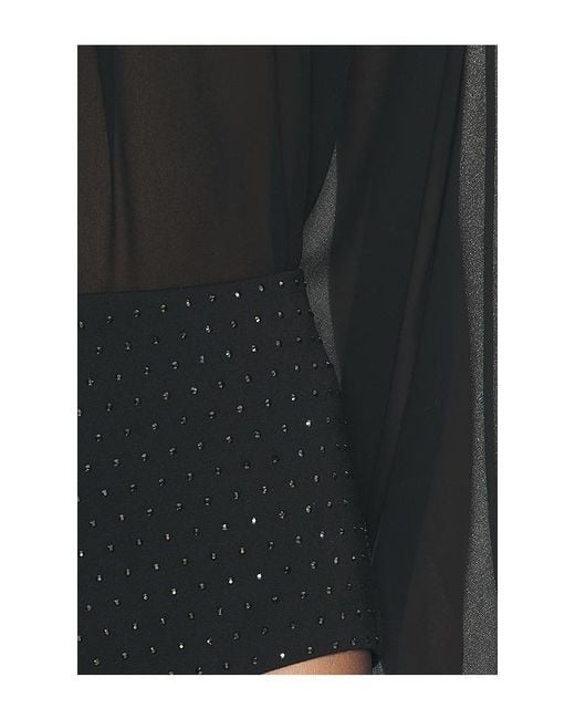 ANDAMANE Black Tami Crystal Culotte