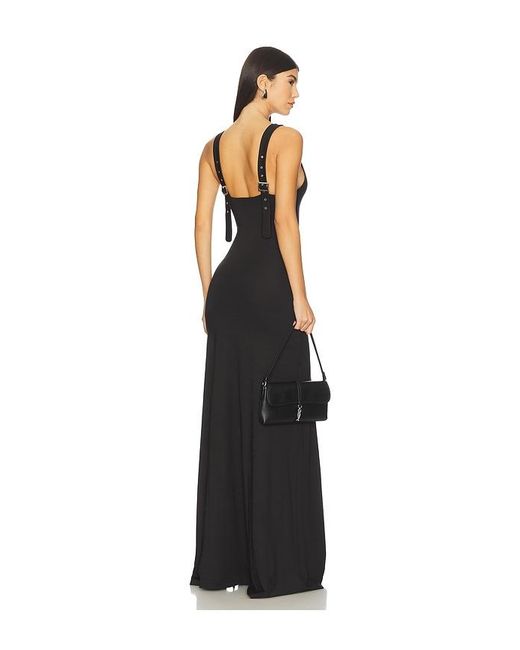 OW Collection Black Florence Maxi Dress