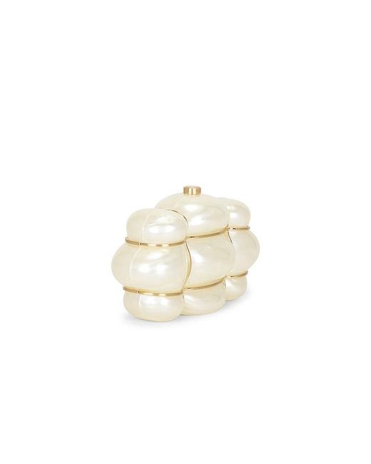 Cult Gaia White Bolla Clutch