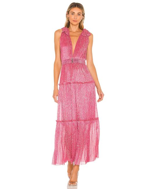 Sabina Musayev Helena Dress in Hot Pink (Pink) | Lyst