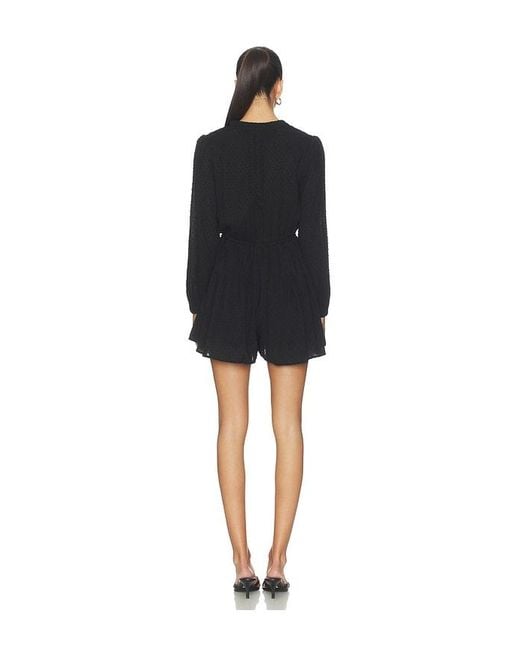 Heartloom Black Irisa Romper