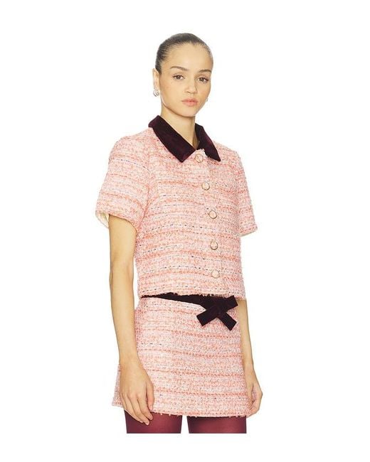Maude Club Pink Leo Top