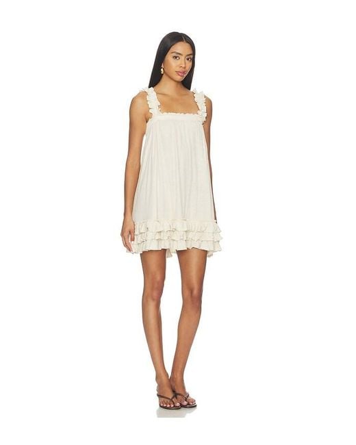 Free People White Spring Tide Tunic