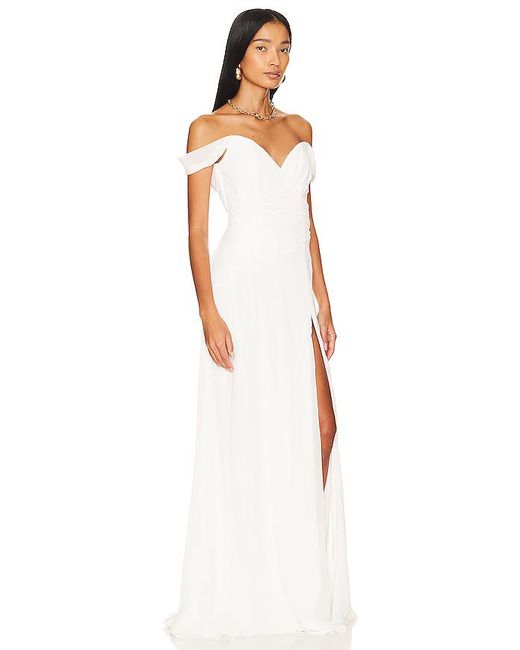 Katie May White Abendkleid Darcy