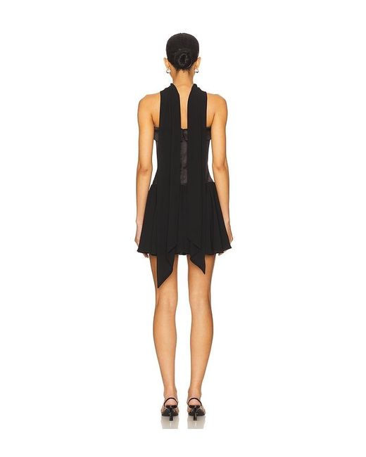 MAJORELLE Black Tamera Mini Dress