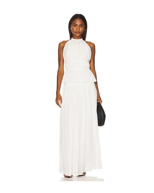 ROBE MAXI en White Tularosa