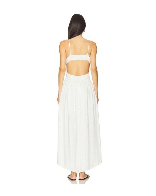 LSPACE White Tala Maxi Dress