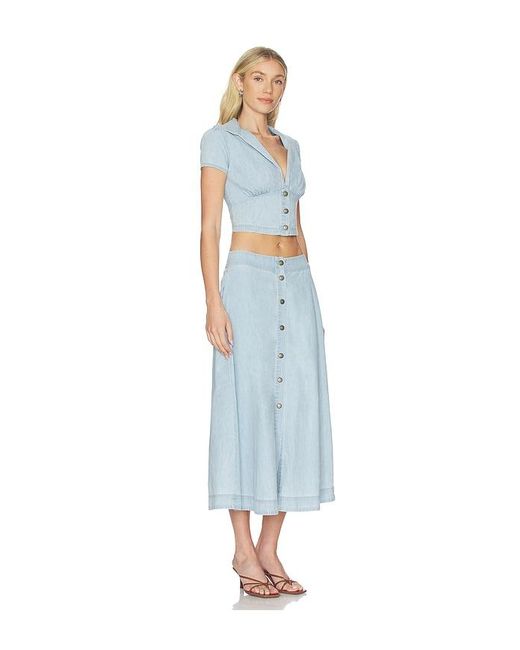 Free People Blue Easy Does It Set