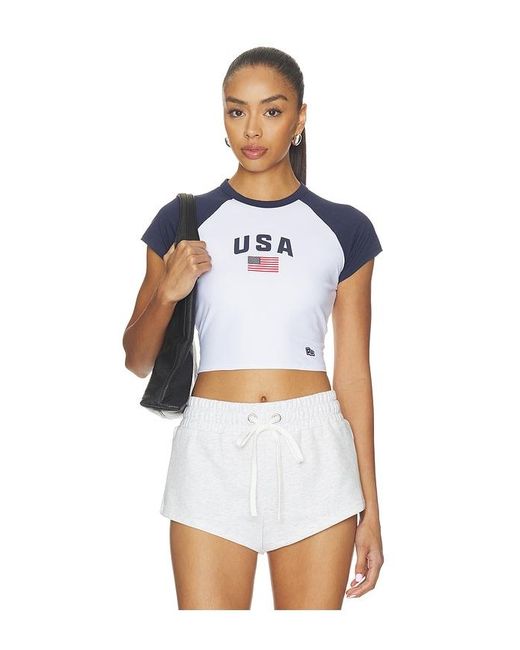 Hype and Vice Blue Usa Homerun Tee