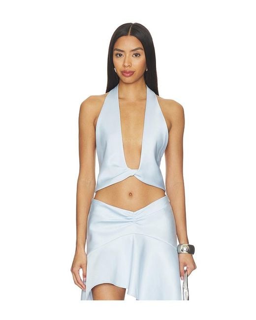 Lioness White Esme Halter Top