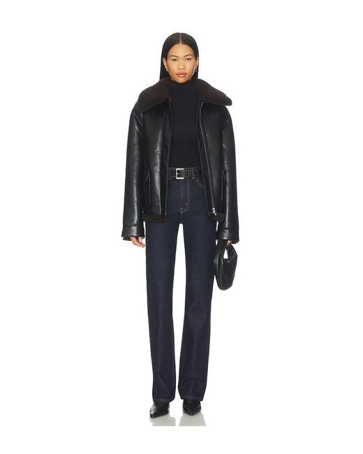 Lovers + Friends Black Irving Faux Leather Jacket