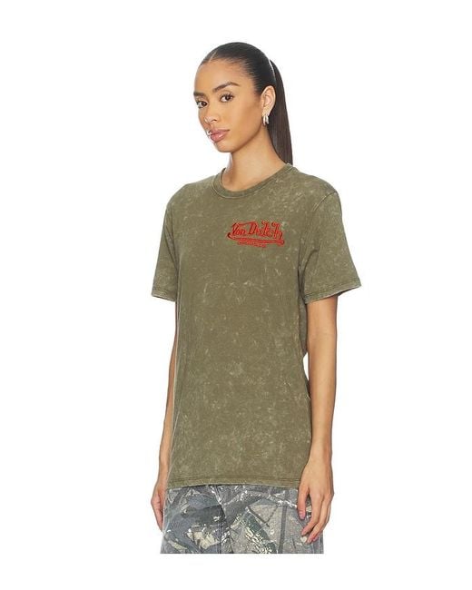 Von Dutch Multicolor Dragon Washed Tee for men