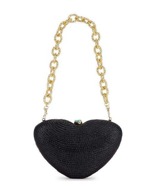 Serpui Black Heart Bun Bag