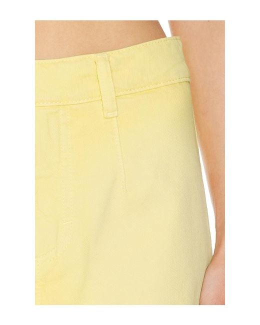 Free People Yellow Galivanting Skort