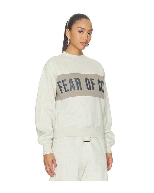 Fear Of God White Classic Sweatshirt