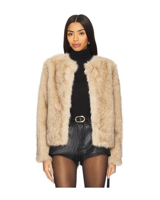 GENERATION LOVE JODI FAUX FUR - BLACK