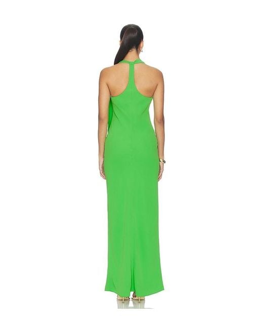 Amanda Uprichard Green Sonya Maxi Dress