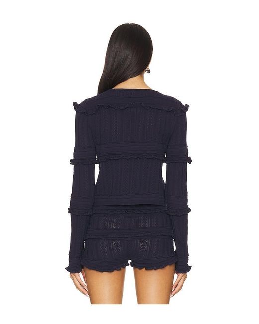 MAJORELLE Blue Allison Cardigan