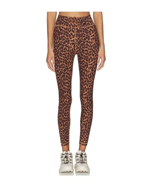 The Upside Brown Malawi 25In Midi Leggings