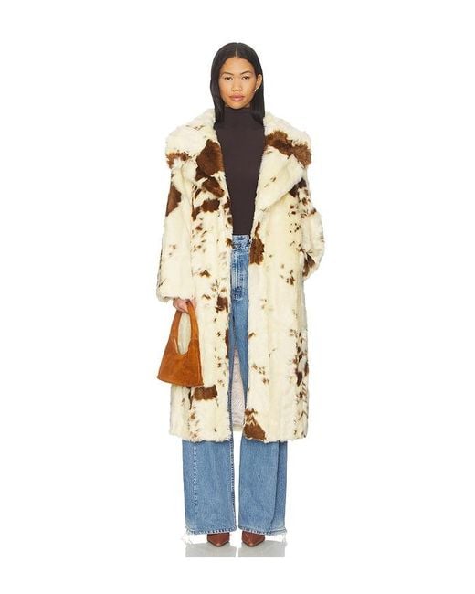 Adrienne Landau Natural Catherine Coat