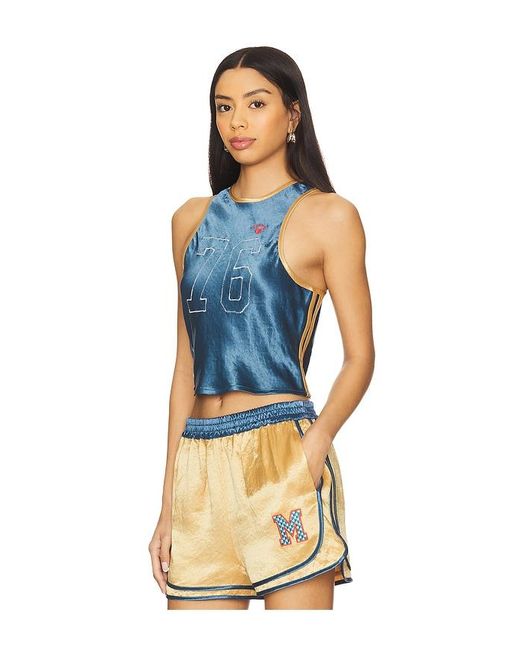 Mother Athletic タンクトップ Blue