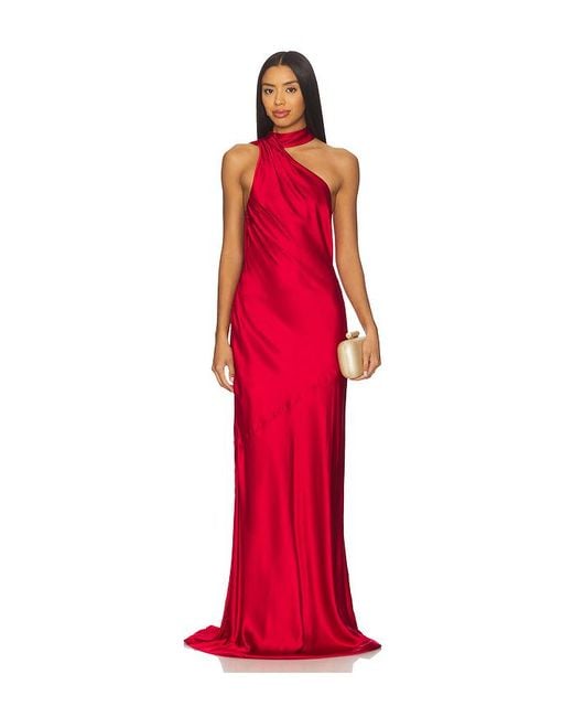 Vestido Largo Mila En Color Rojo Talla (También En S, Xl, Xs, Xxs) Lovers + Friends de color Red