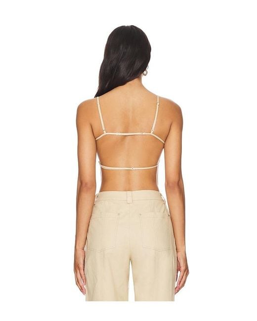Camila Coelho Natural Rousseau Top