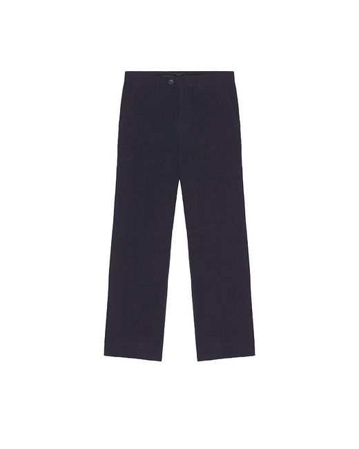 Percival Blue Tailored Linen Trousers for men