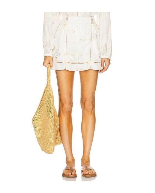 Sancia White The Monte Shorts