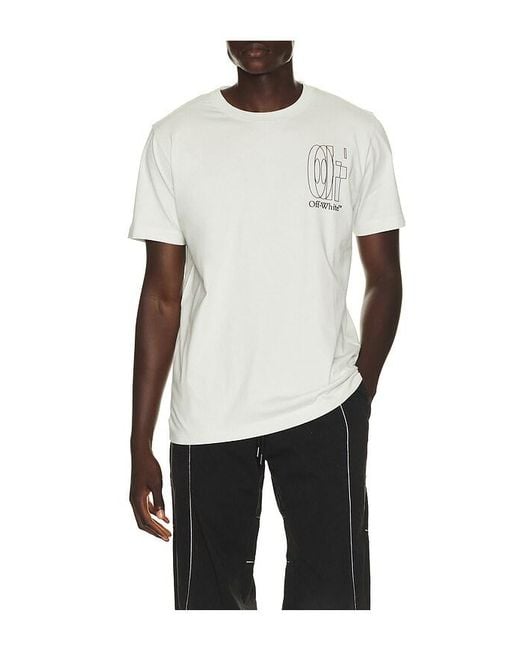 Off-White c/o Virgil Abloh White Double Arrow Slim Tee for men