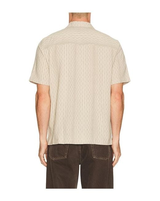 Percival Natural Leland Cuban Shirt for men