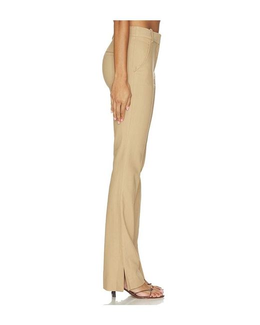 Veronica Beard Natural Corbette Pant