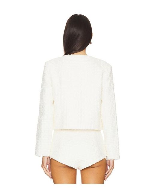 Lovers + Friends White Josephine Jacket