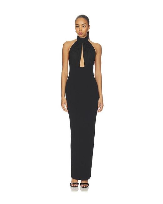 Nookie Black Martini Halter Gown