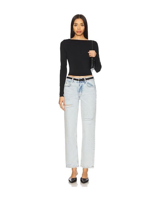 Anine Bing White Kate Jeans