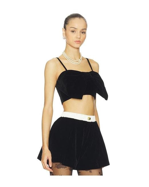 Maude Club Black Mindy Top