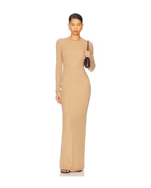ÉTERNE White Maxikleid Butter