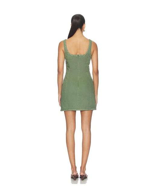 Amanda Uprichard Green Aiden Dress