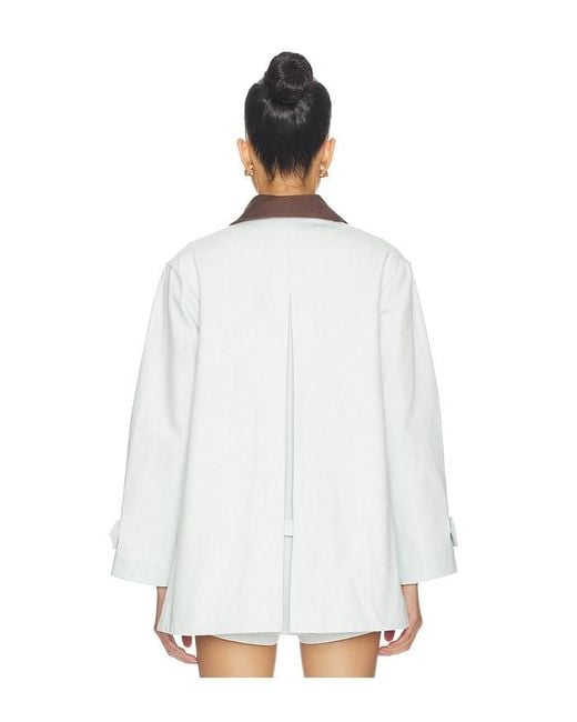 Matthew Bruch White Cargo Barn Jacket