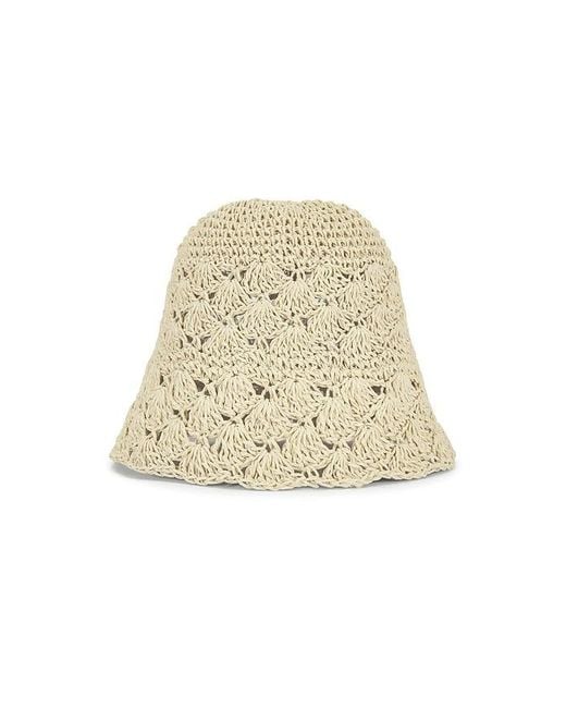 Lovers + Friends Natural Cori Raffia Hat