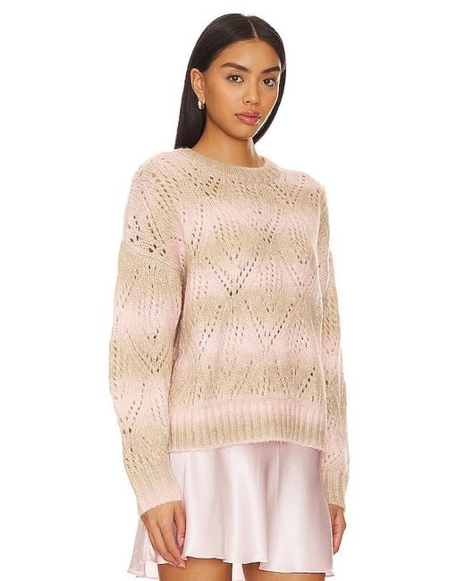 Sanctuary Natural Pointelle Sweater