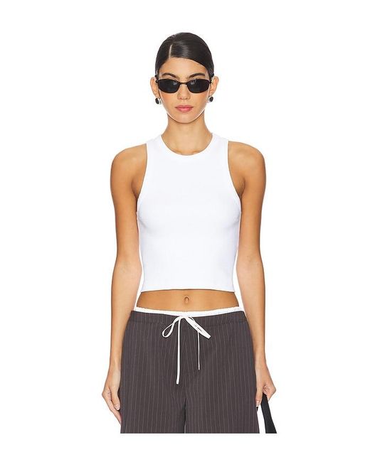 Sold Out NYC White The Cropped Not So Basic Tank
