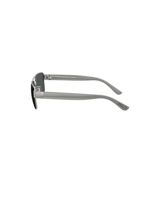 Polo Ralph Lauren Multicolor Rectangle Sunglasses for men