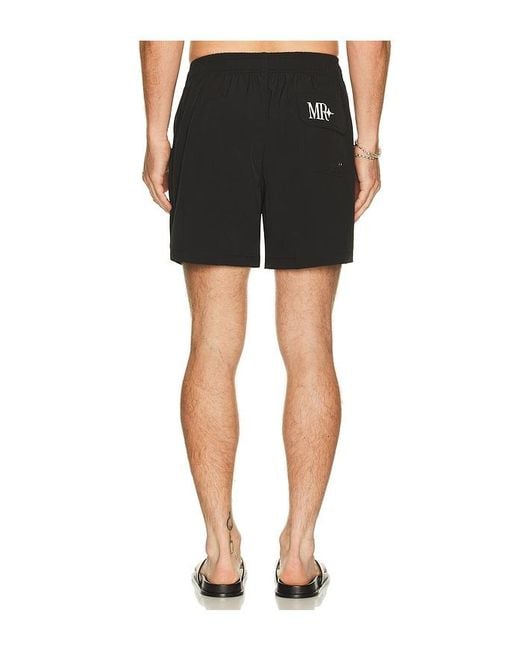 MIDNIGHT RODEO Black Mr Swim Short for men
