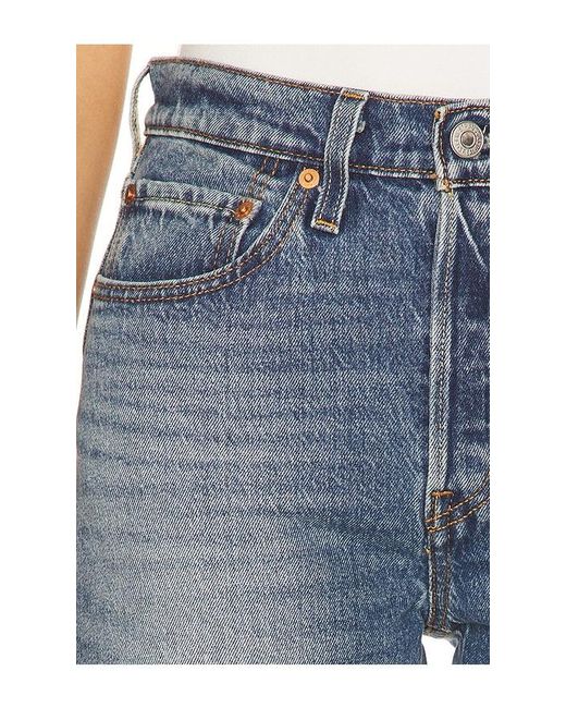 Levi's Blue 501 Crop