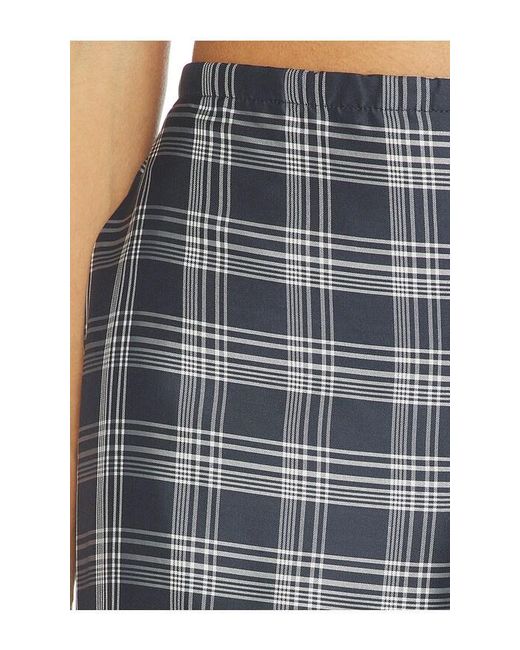 Theory Multicolor Fluid Plaid Pant