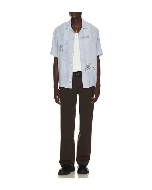 Edmmond Studios White Western Shirt for men