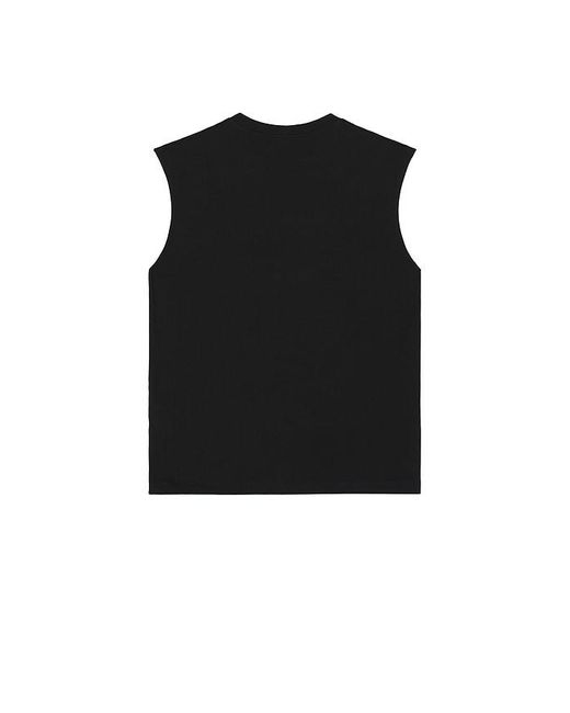 Helmut Lang Black Embossed Tank for men