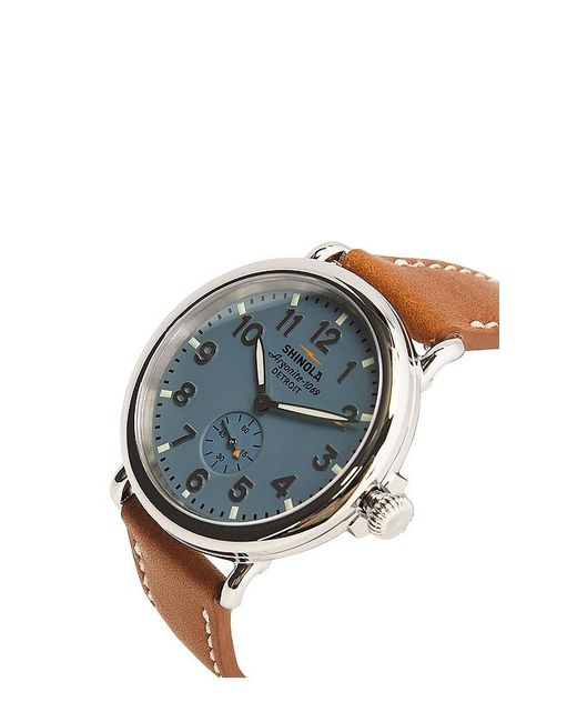 Shinola Blue Runwell 41Mm Watch for men